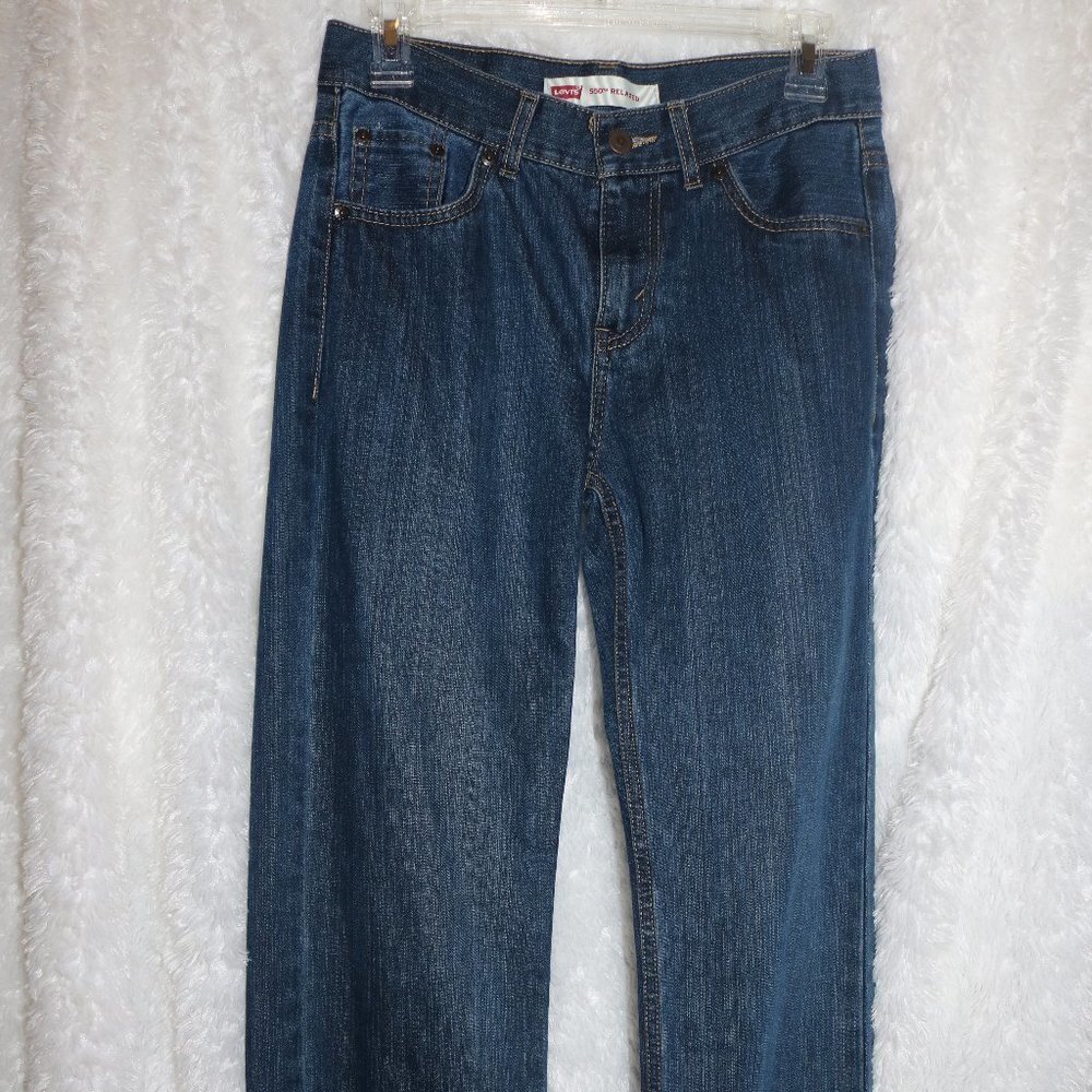 Levi boys jeans 550 relaxed fit size 14 regular W27 L27 outgrew